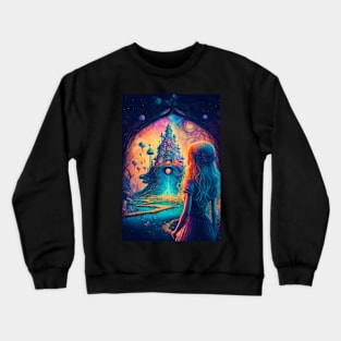 Alice in Wonderland inspired fantasy world Crewneck Sweatshirt